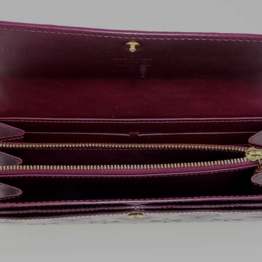 Authentic Louis Vuitton Long Vernis Sarah wallet - Picture 8 of 16